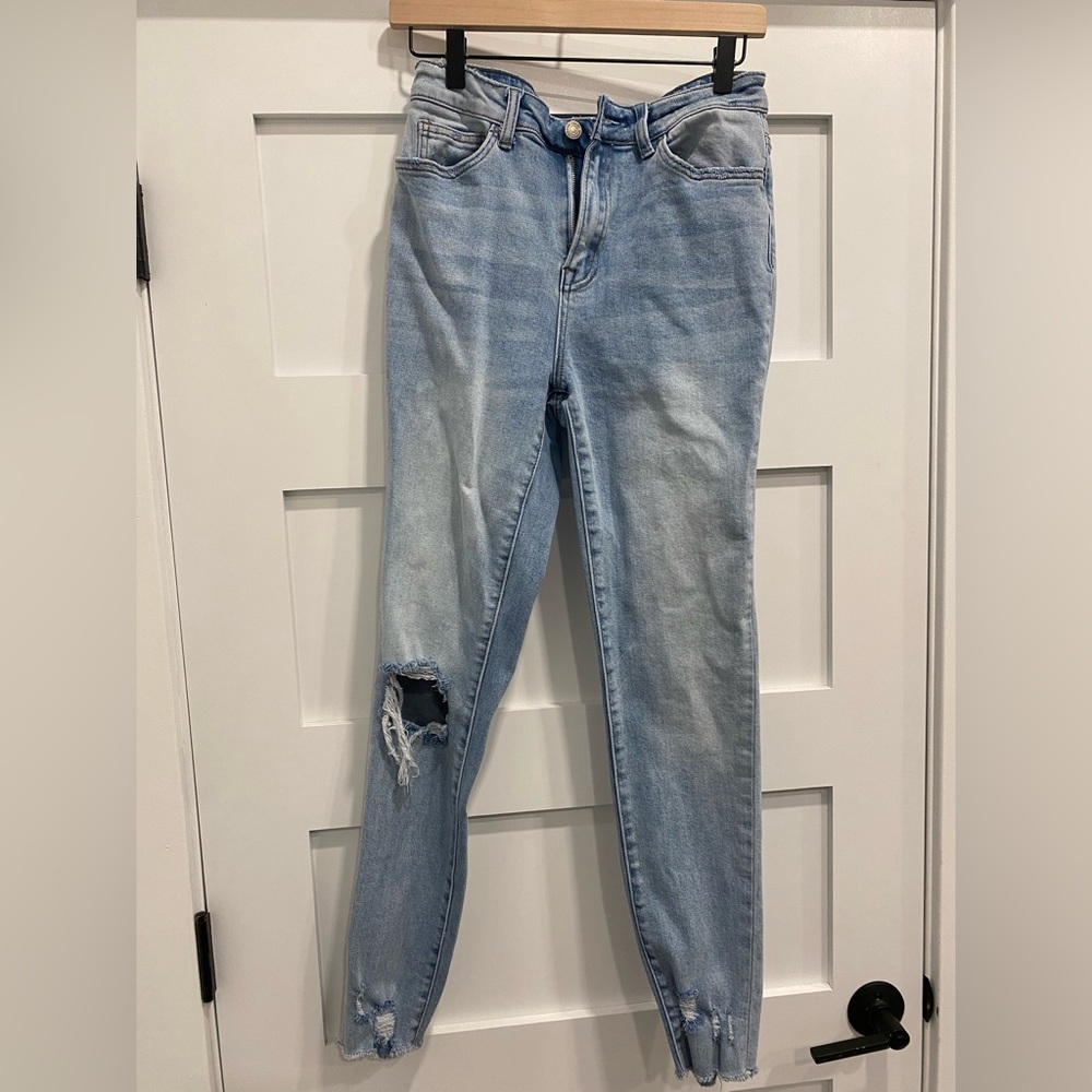 Vervet size 4 light blue skinny jeans